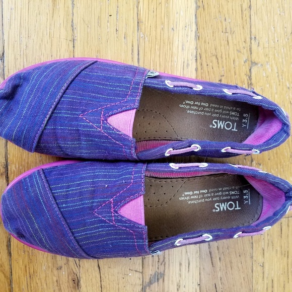 Toms Shoes Toms Denim Boat Shoes Style Loafers Poshmark